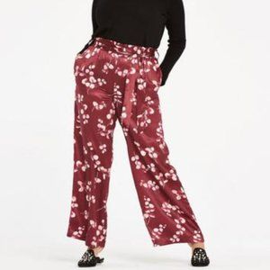 Floral Wide Leg Pants